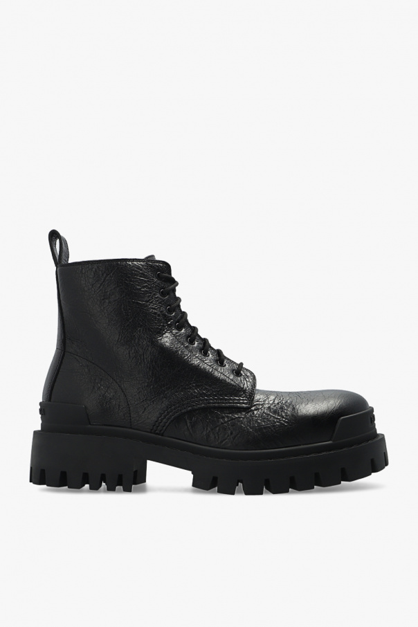 Black 'Strike' leather shoes Balenciaga - Ankle boots BADURA 8099 Beige -  SchaferandweinerShops Canada